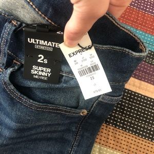 Express super skinny jeans